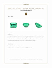 3.67 Ct. Emerald from Russia Appraisal