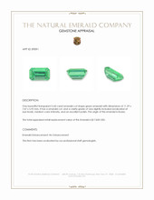 3.60 Ct. Emerald from Russia Appraisal