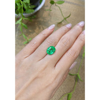 3.69 Ct. Emerald from Russia Life Style