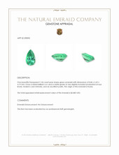1.06 Ct. Emerald from Russia Appraisal