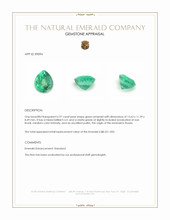 6.97 Ct. Emerald from Russia Appraisal