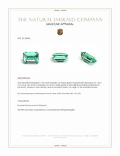 1.34 Ct. Emerald from Russia Appraisal