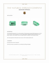 3.13 Ct. Emerald from Russia Appraisal