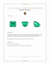 2.85 Ct. Emerald from Russia Appraisal