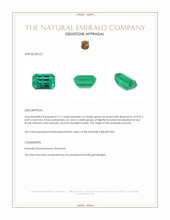 2.11 Ct. Emerald from Russia Appraisal