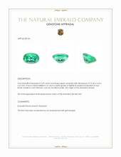 2.09 Ct. Emerald from Russia Appraisal