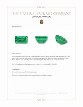2.58 Ct. Emerald from Russia Appraisal