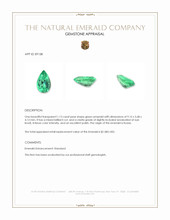 1.13 Ct. Emerald from Russia Appraisal