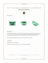 1.26 Ct. Emerald from Russia Appraisal