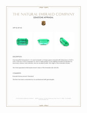 1.10 Ct. Emerald from Russia Appraisal