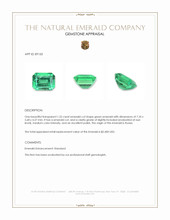 1.25 Ct. Emerald from Russia Appraisal