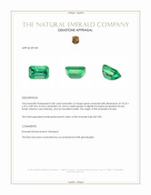 2.86 Ct. Emerald from Russia Appraisal