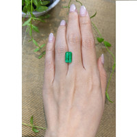3.66 Ct. Emerald from Russia Life Style