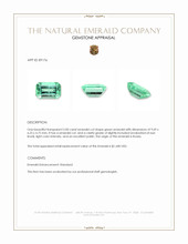 2.00 Ct. Emerald from Russia Appraisal