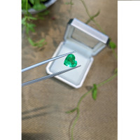 2.74 Ct. Emerald from Russia Life Style