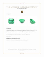 1.63 Ct. Emerald from Russia Appraisal