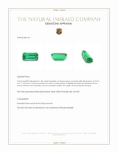 1.85 Ct. Emerald from Russia Appraisal