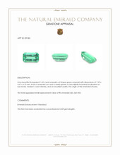 1.05 Ct. Emerald from Russia Appraisal