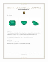 3.92 Ct. Emerald from Russia Appraisal