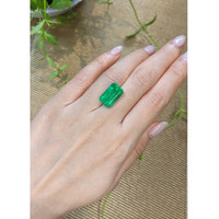 8.82 Ct. Emerald from Russia Life Style