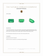 15.85 Ct. Emerald from Russia Appraisal