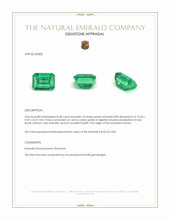 8.68 Ct. Emerald from Russia Appraisal