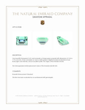 3.42 Ct. Emerald from Russia Appraisal