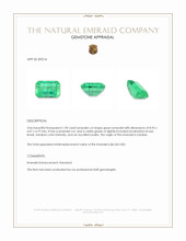 1.90 Ct. Emerald from Zambia Appraisal