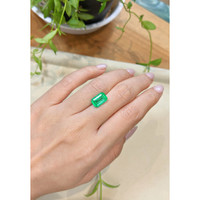 3.60 Ct. Emerald from Zambia Life Style