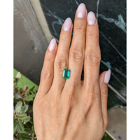 2.54 Ct. Emerald from Zambia Life Style