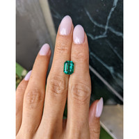 2.96 Ct. Emerald from Zambia Life Style