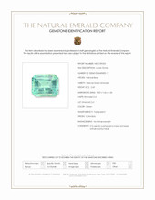 2.60 Ct. Emerald from Colombia Scan Report