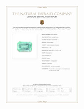 1.58 Ct. Emerald from Colombia Scan Report