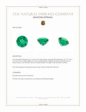 3.61 Ct. Emerald from Zambia Appraisal