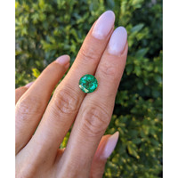 3.61 Ct. Emerald from Zambia Life Style