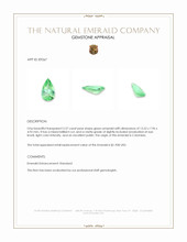 2.57 Ct. Emerald from Colombia Appraisal
