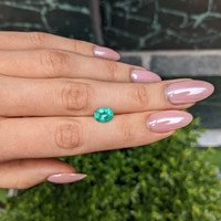 1.66 Ct. Emerald from Colombia Life Style