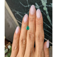 0.88 Ct. Emerald from Colombia Life Style