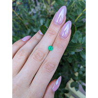 0.79 Ct. Emerald from Colombia Life Style