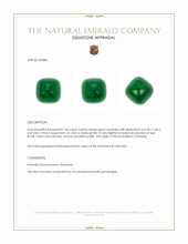 1.46 Ct. Cabochon Emerald from Colombia Appraisal