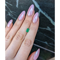 0.65 Ct. Emerald from Brazil Life Style