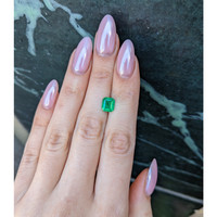 1.63 Ct. Emerald from Colombia Life Style