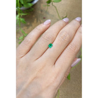 0.34 Ct. Emerald from Zambia Life Style