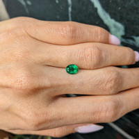 0.99 Ct. Emerald from Zambia Life Style