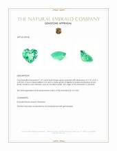 1.47 Ct. Emerald from Colombia Appraisal