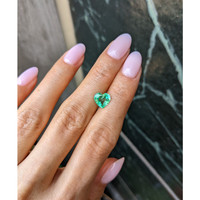 1.47 Ct. Emerald from Colombia Life Style