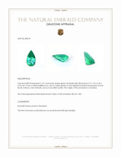1.67 Ct. Emerald from Colombia Appraisal