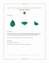 1.01 Ct. Emerald from Zambia Appraisal