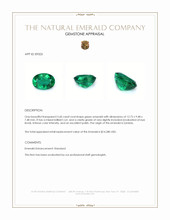 5.60 Ct. Emerald from Zambia Appraisal