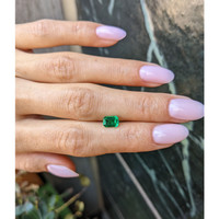 0.97 Ct. Emerald from Zambia Life Style